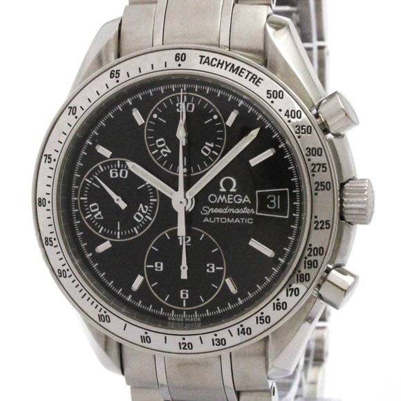 OMEGA Speedmaster Date Steel Automatic Mens Watch 3513.50 Polished - Picture 1 of 8